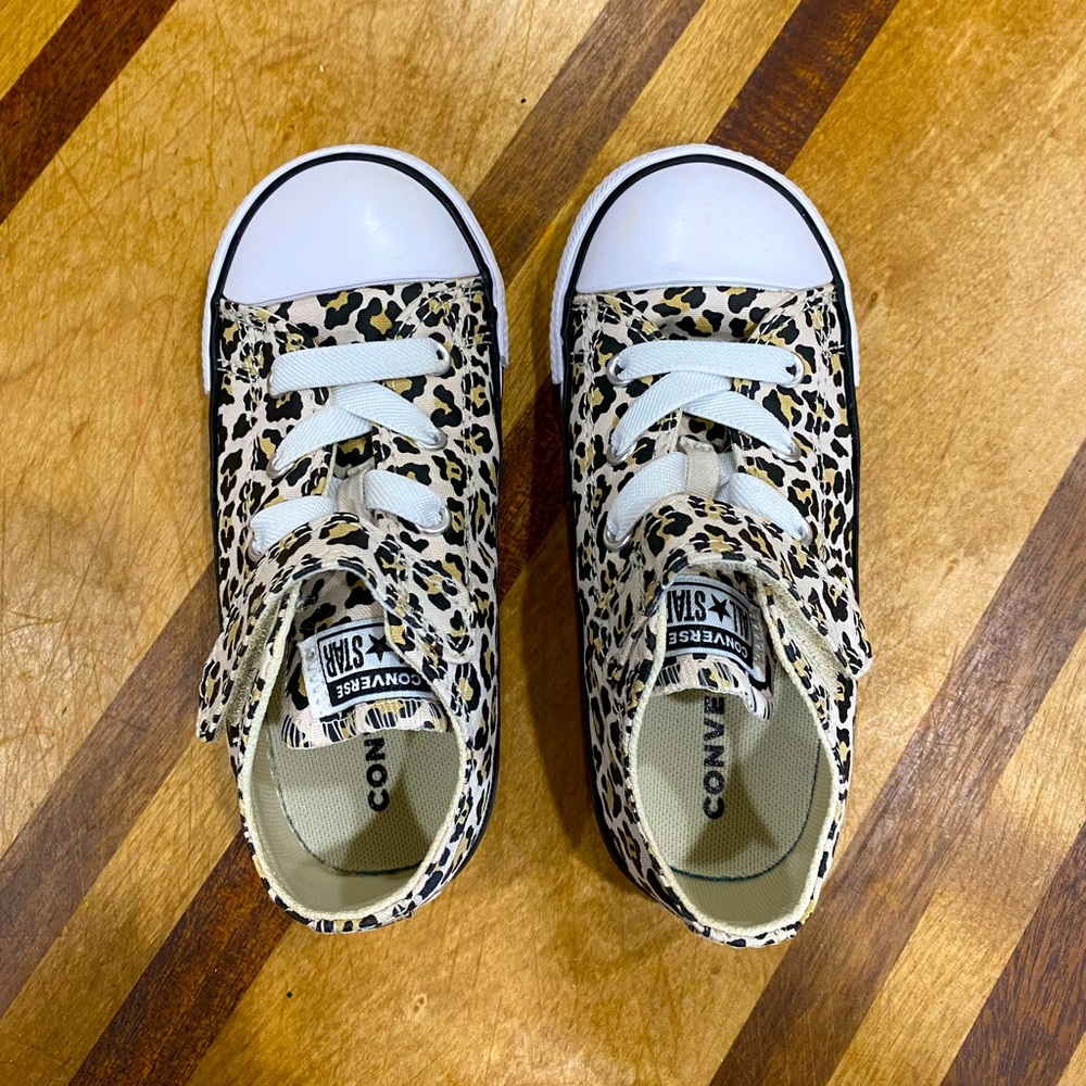 Converse Toddler- Leopard Print